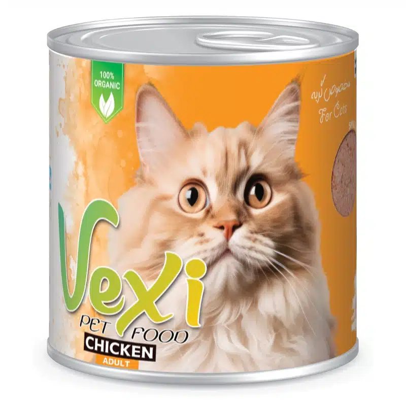 adult_cat_chicken کنسرو گربه بالغ وکسی مدل پته با طعم مرغ ۸۰۰ گرمی - تصویر 1