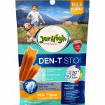 تشویقی دنتال سگ جرهای با طعم شیر den-t stick